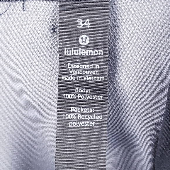 Lululemon Commission ABC Pant Classic Warpstreme Grey Men's Size 34 / 32 - Picture 11 of 12